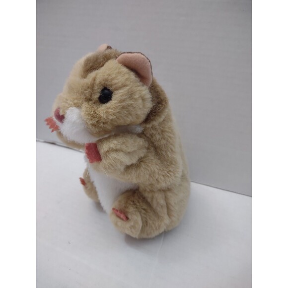 Folkmanis Hamster Plush Hand Puppet Hamster Light Tan Soft Animal Toy Folktails - Picture 2 of 6